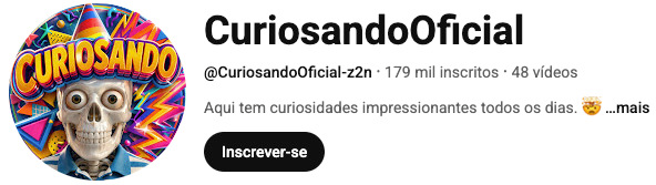 Print do Canal CuriosandoOficial